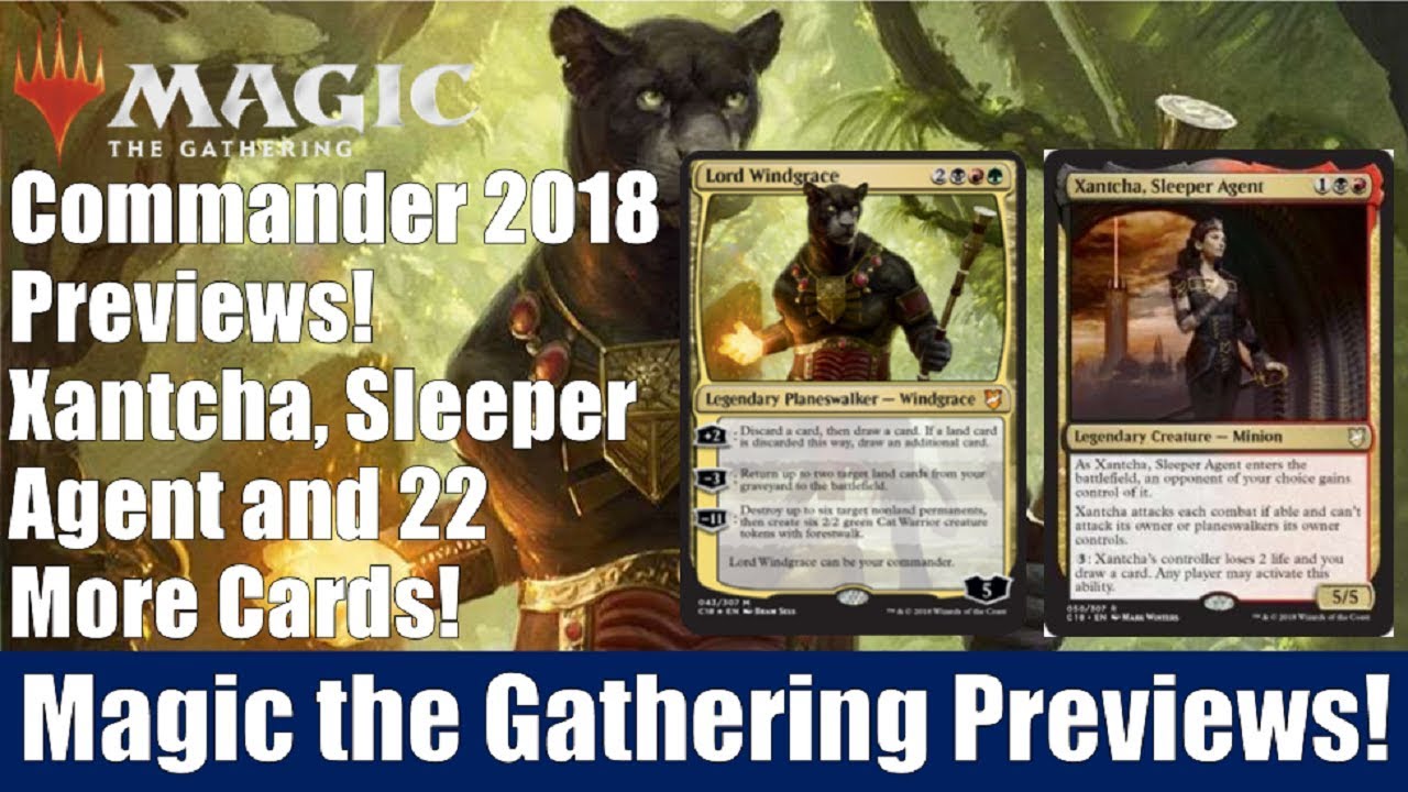 MTG Commander 2018 Previews: 23 Cards Revealed Including Xantcha, Sleeper Agent MTG Commander 2018 Previews: 23 Cards Revealed Including Xantcha, Sleeper Agent