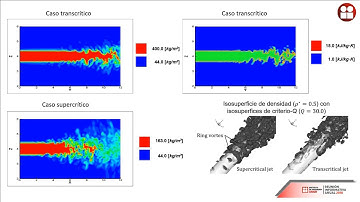 Simulación numérica de grandes escalas de un proceso de inyección supercrítica