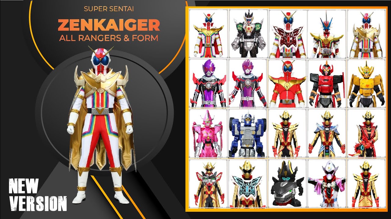 Zenkaiger all Rangers and Form