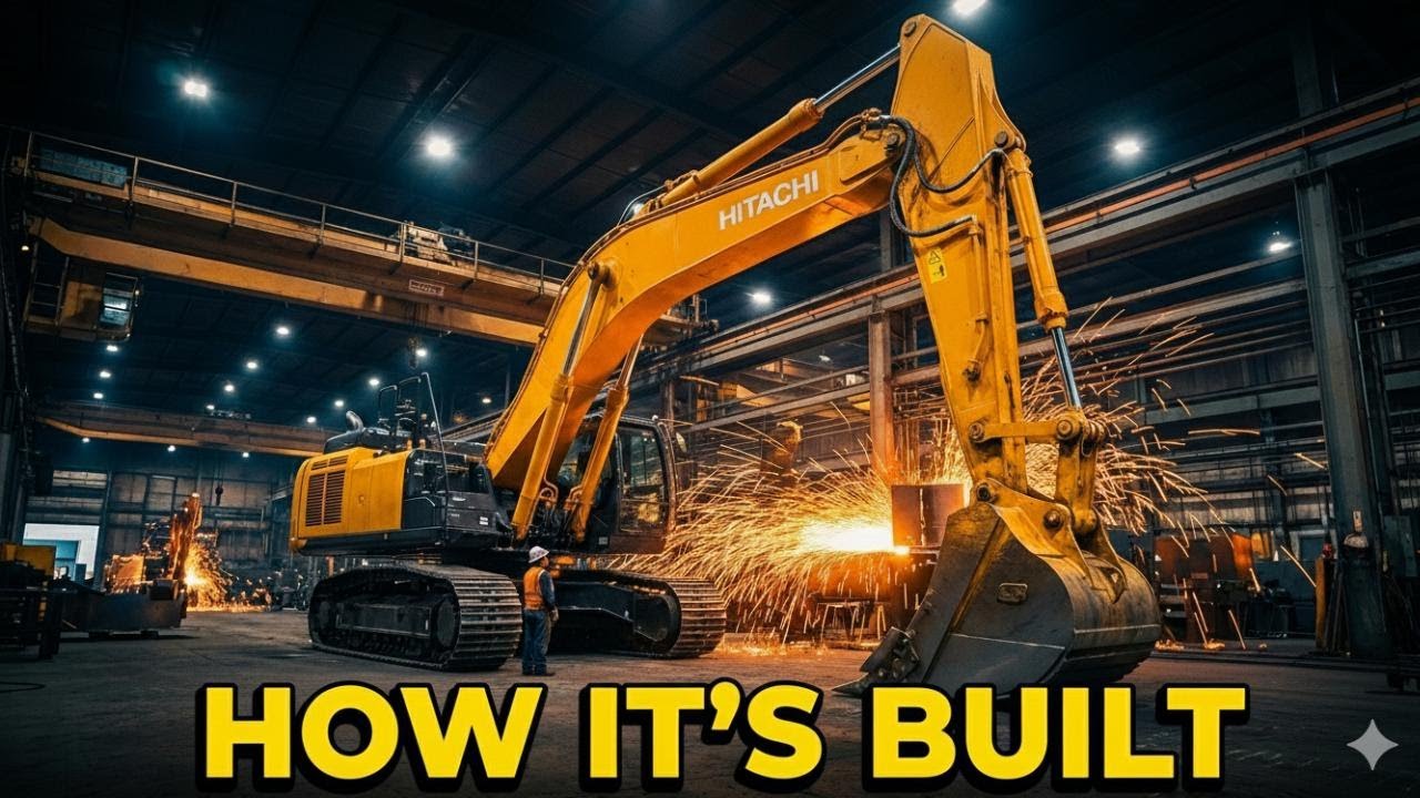 Inside MASSIVE Excavator Factory  How $2 Million Mining Giants Are Built