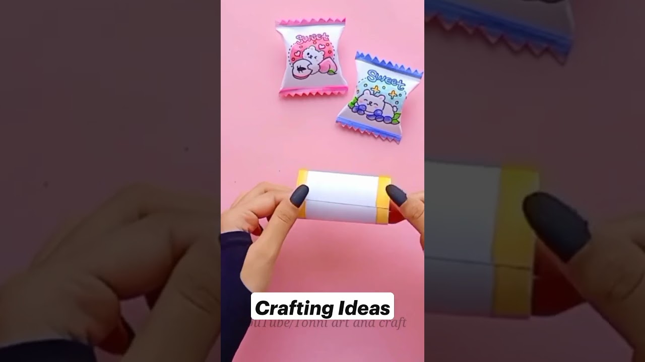 how to make paper candy at home for kids 