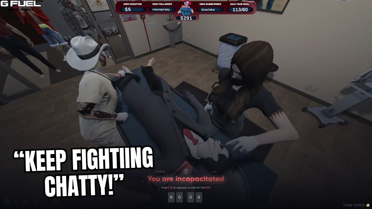 Chatterbox ICU'd After Getting Electrocuted! | NOPIXEL 4.0 GTA RP - YouTube