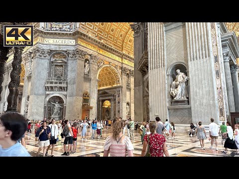 Touring Around Saint Peter's Basilica | The Vatican Rome Italy