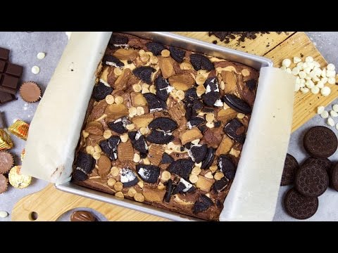 recette-des-ultimate-brownies-(nutella,-beurre-de-cacahuète,-oreo)---william's-kitchen