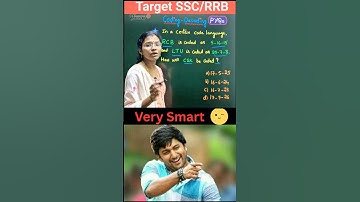 Most Expected Coding-Decoding Trick for SSC CGL & RRB | PYQ Solved in Seconds | Smart Reasoning #yt