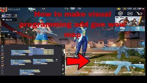 How to make visual programming add gun wow map #pubgmobile #pubgwowmap #pubg