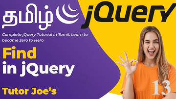 Descendants (Find Method) using  jQuery in Tamil