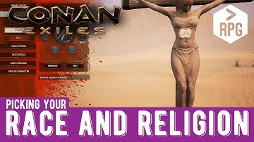Conan Exiles | Races and Religions Explained [ Ultrawide 1080p 60fps ]