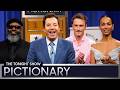 Pictionary with Zoe Saldaña and Drew Starkey | The Tonight Show Starring Jimmy Fallon