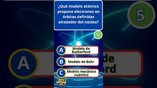 Quiz rápido | 10 preguntas sobre el átomo | Química
