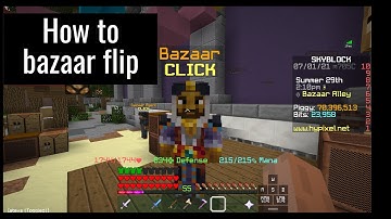How to bazaar flip in hypixel skyblock