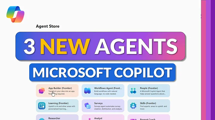 New Agents in Copilot: How to Use App Builder, Workflows & Surveys