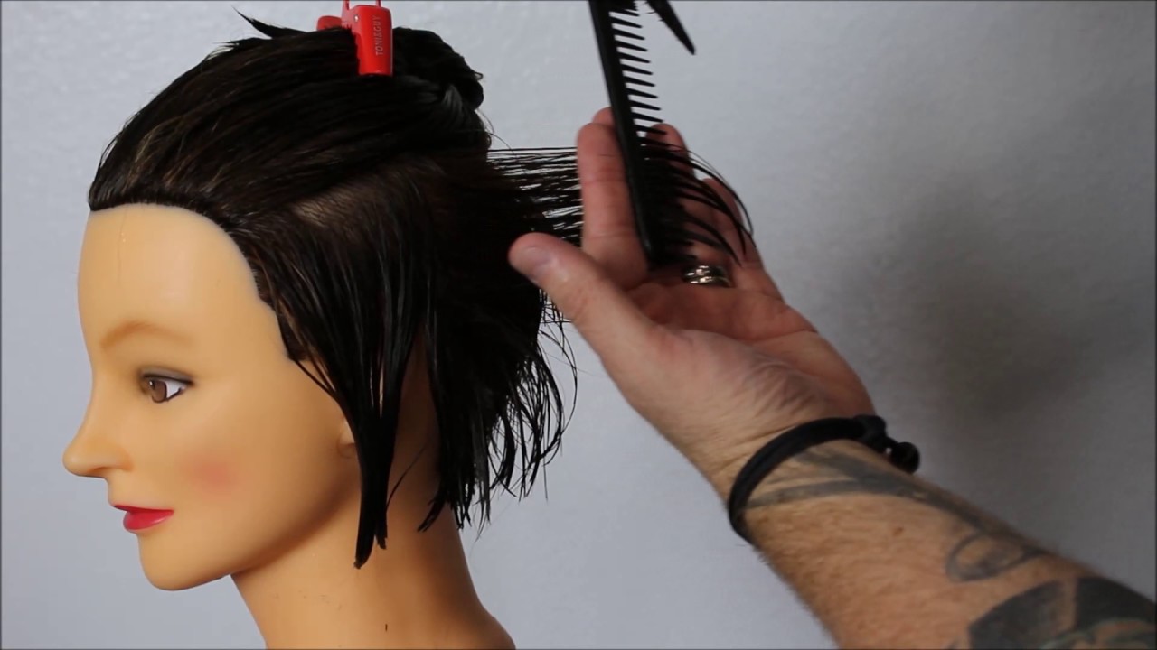 Hair Tutorial My Version Of A Victoria Beckham Bob Youtube