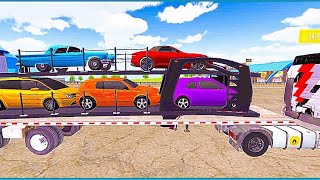 Us Cargo Truck Simulator  Games Kar Loding & Kar Transportation 3D Android Gameplay  screenshot 2