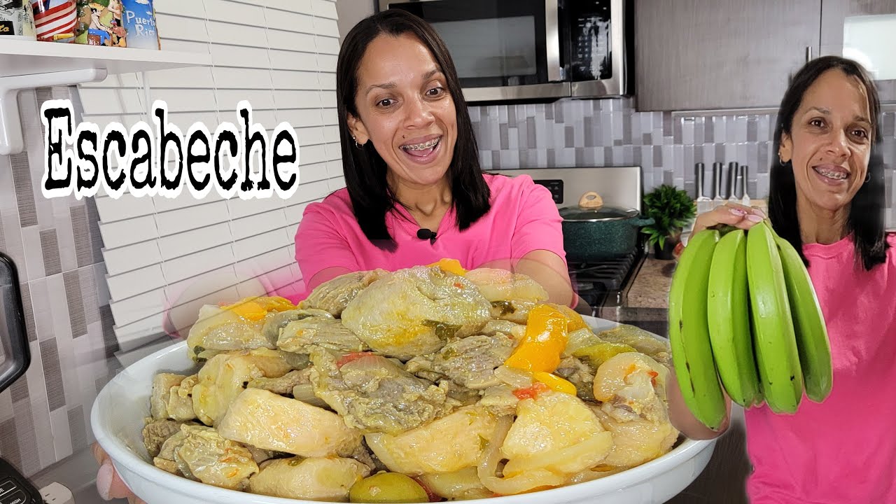 Guineos en Escabeche Con Mollejas