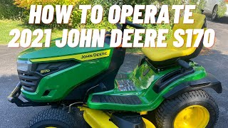 How to start and operate a John Deere S170