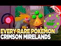 Every Rare Pokemon in Crimson Mirelands - Pokemon Legends Arceus