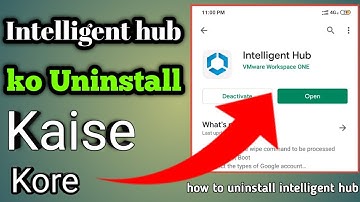 Intelligent Hub  ko kaise uninstall Karen || jiopos plus intelligent hub ||  how to uninstall hub