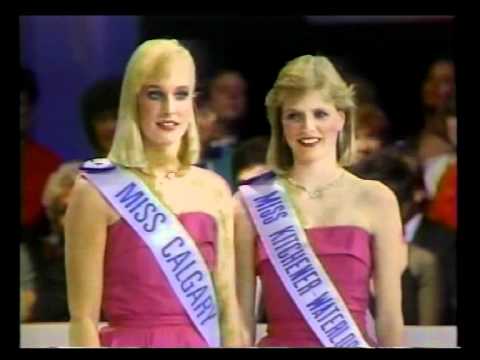 Miss Canada & Miss Teen Canada Pageant 1983-1985 -Crowning Moment