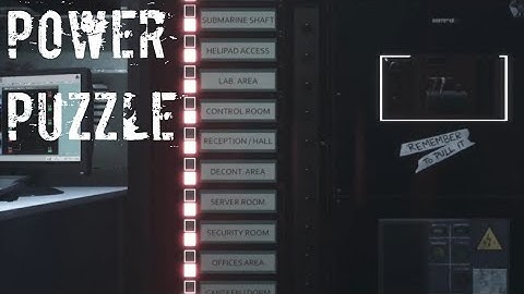 Daymare 1998 - Power Puzzle (PS4 Pro)