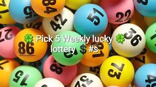 ? ? ? Lucky Pick 5️⃣ ?Lottery ️⃣s, 4/6.