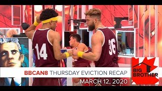 Big Brother Canada 8 | March 12 | Eviction Recap LIVE 9:15e/6:15p
