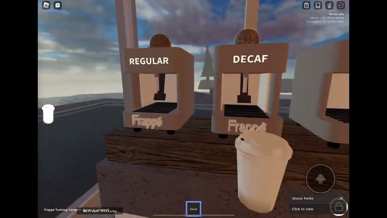 Frappe Trainings OLD VIDEO Junior Barista Barista Roblox YouTube 