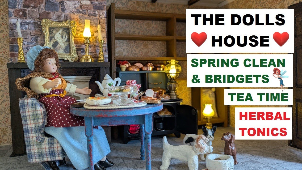 BRIDGET HAS TEA AND FILLS HER KITCHEN WITH WILDFLOWER POTIONS  AND HERBAL TONICS