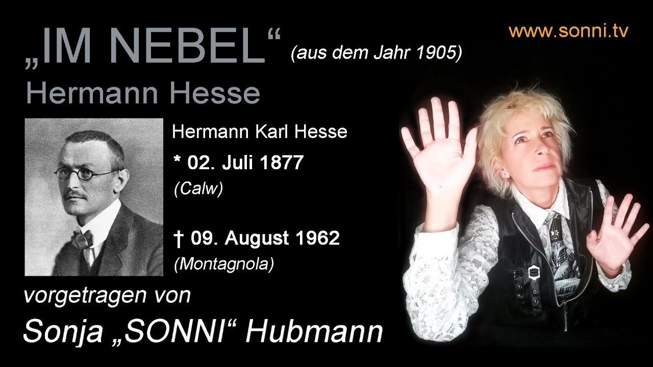Im Nebel Von Hermann Hesse Deutsche Literatur: „Im Nebel“ – Hermann Hesse (mit Sonja „SONNI