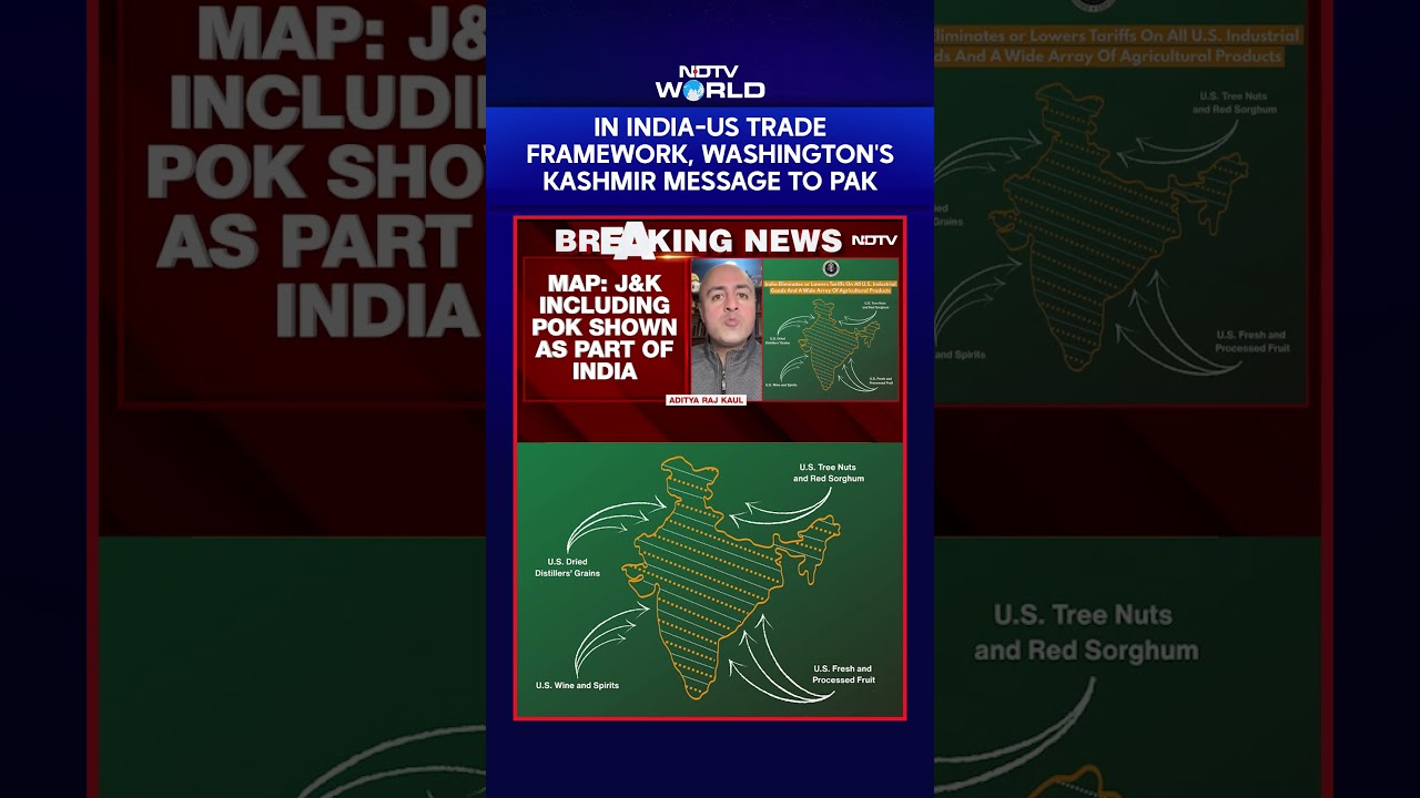 In India-US Trade Framework, Washington's Kashmir Message To Pak