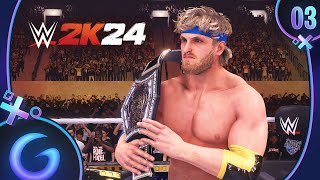 WWE 2K24 MA CARRIÈRE FR #3 : Logan Paul !