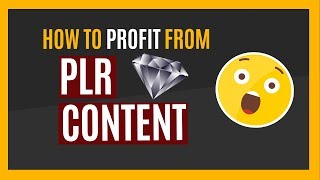How To Profit From PLR Content [Private Label Rights]