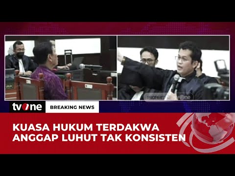 Luhut Dianggap Tidak Konsisten, Kuasa Hukum Terdakwa: Anda Bohong di BAP atau di Sidang Ini | tvOne