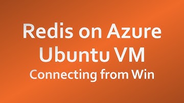 Installing Redis on Azure Ubuntu VM
