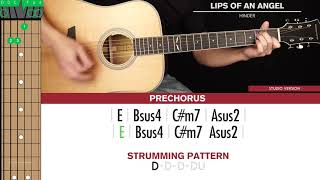 Lips Of An Angel Guitar Cover Hinder 🎸|Tabs + Chords|