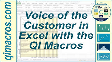 Voice of the Customer in Excel, with the QI Macros