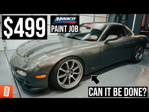 TURNING A $499 MAACO PAINT JOB INTO A $3,000 PAINT JOB!!! (for under $100!)