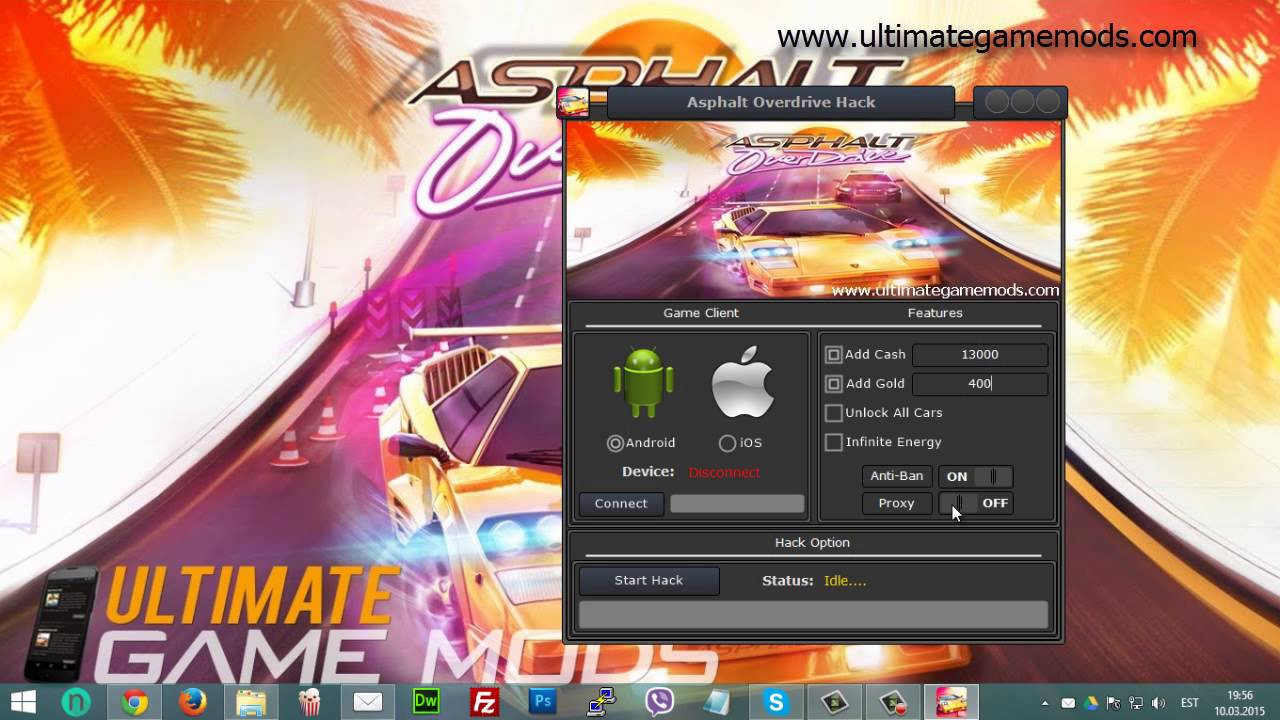 Asphalt Overdrive Hack
