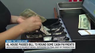 Alabama House passes bill to round some cash payments