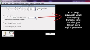 CARA MENSETTING LINKED ACCOUNT PADA MYOB V18