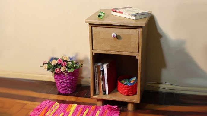 How To Make Cardboard Box Shelves • Homely Economics