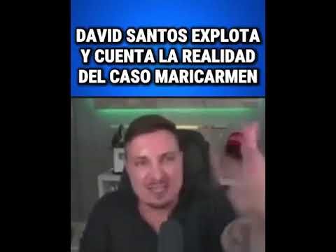 DAVID SANTOS EXPLOTA EN DIRECTO Y CUENTA LA REALIDAD DEL DESAHUCIO DEL CASO MARICARMEN EN MADRID