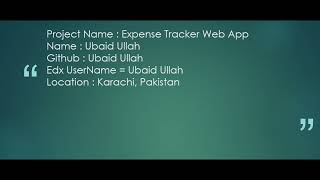 Expense Tracker Web App screenshot 4