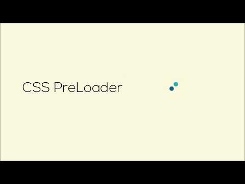 html css javascript - Pure CSS Preloader Animation Tutorial