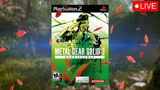 🔴 LIVE - UNBOXING → METAL GEAR SOLID 3 SUBSISTENCE CONTENT