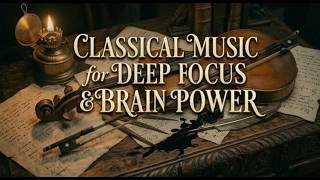 Classical Music for Deep Focus &amp; Brain Power | Driving Baroque String Quartet