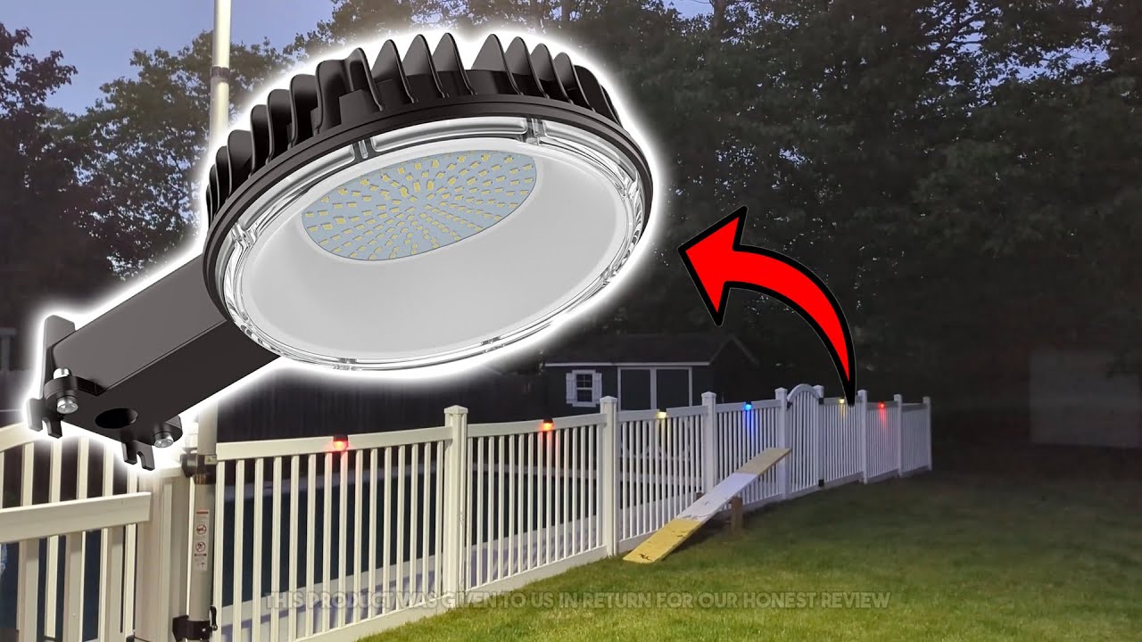 This Dusk to Dawn Barn Light is SO Bright!