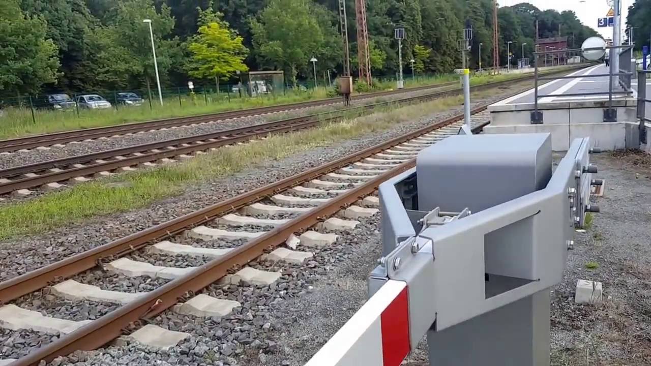 Bahnübergang Hambergen, Oldenbütteler Straße (D)// German Railroad Crossing// Spoorwegovergang