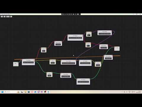 Dialogue Node Graph Update. (Blueprint inspired WPF MVVM tools application)