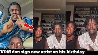 Koko Pee Celebrates Verydarkman on his Birthday as VDM Sign New Artist on his Birthday